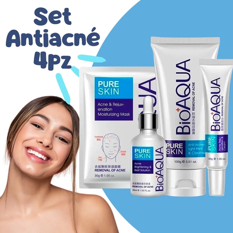 BIOAQUA - KIT COMPLETO ANTI ACNE Hermosa Universo