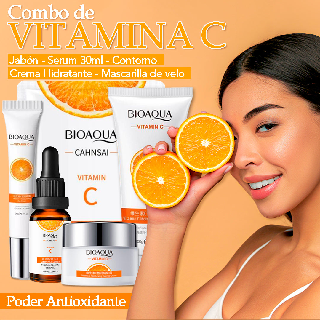 BIOAQUA - COMBO VITAMINA C + SERUM DE 30 ML Hermosa Universo