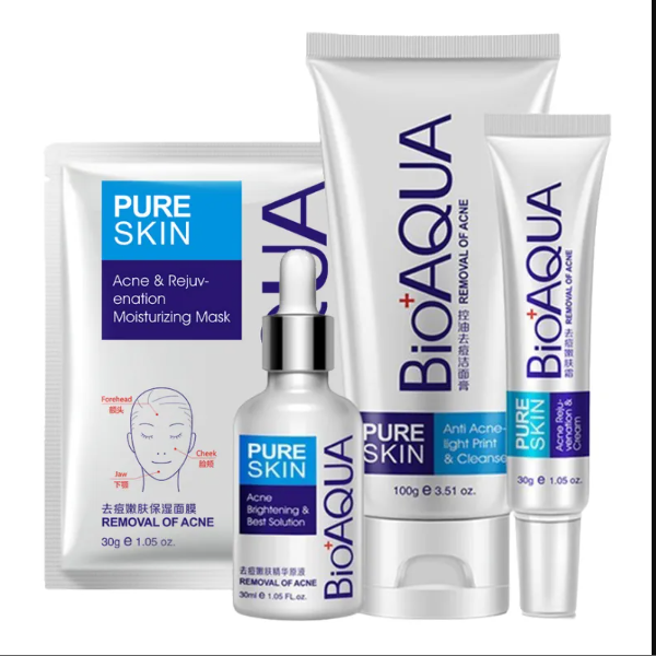 BIOAQUA - KIT COMPLETO ANTI ACNE Hermosa Universo